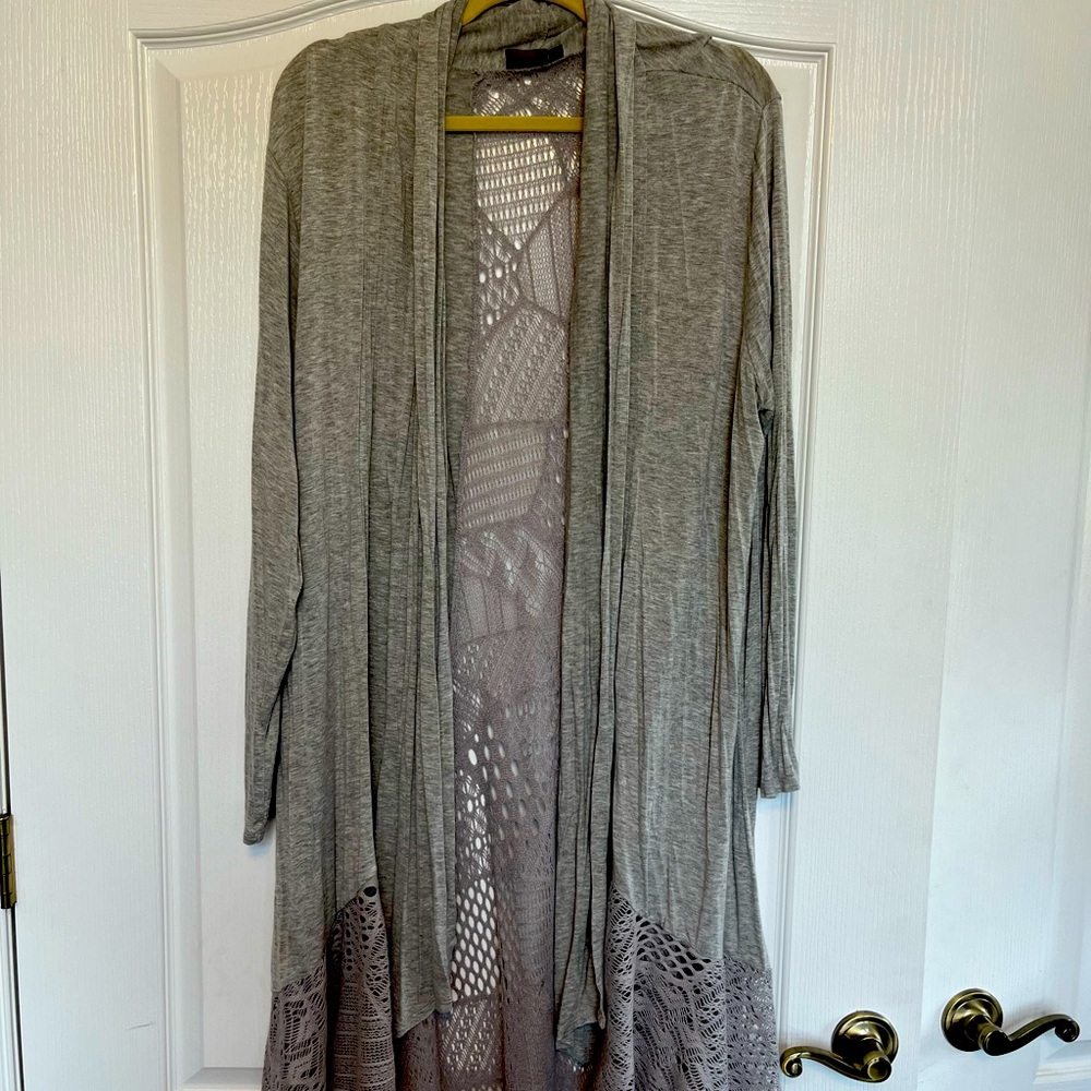 La Vanya Gray Kimono Size 3X